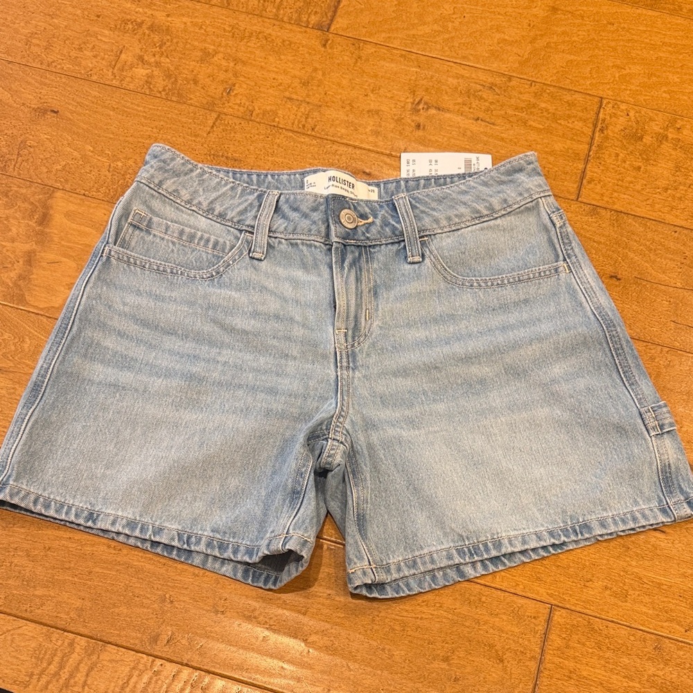 Hollister Women's Light Blue Jean Shorts